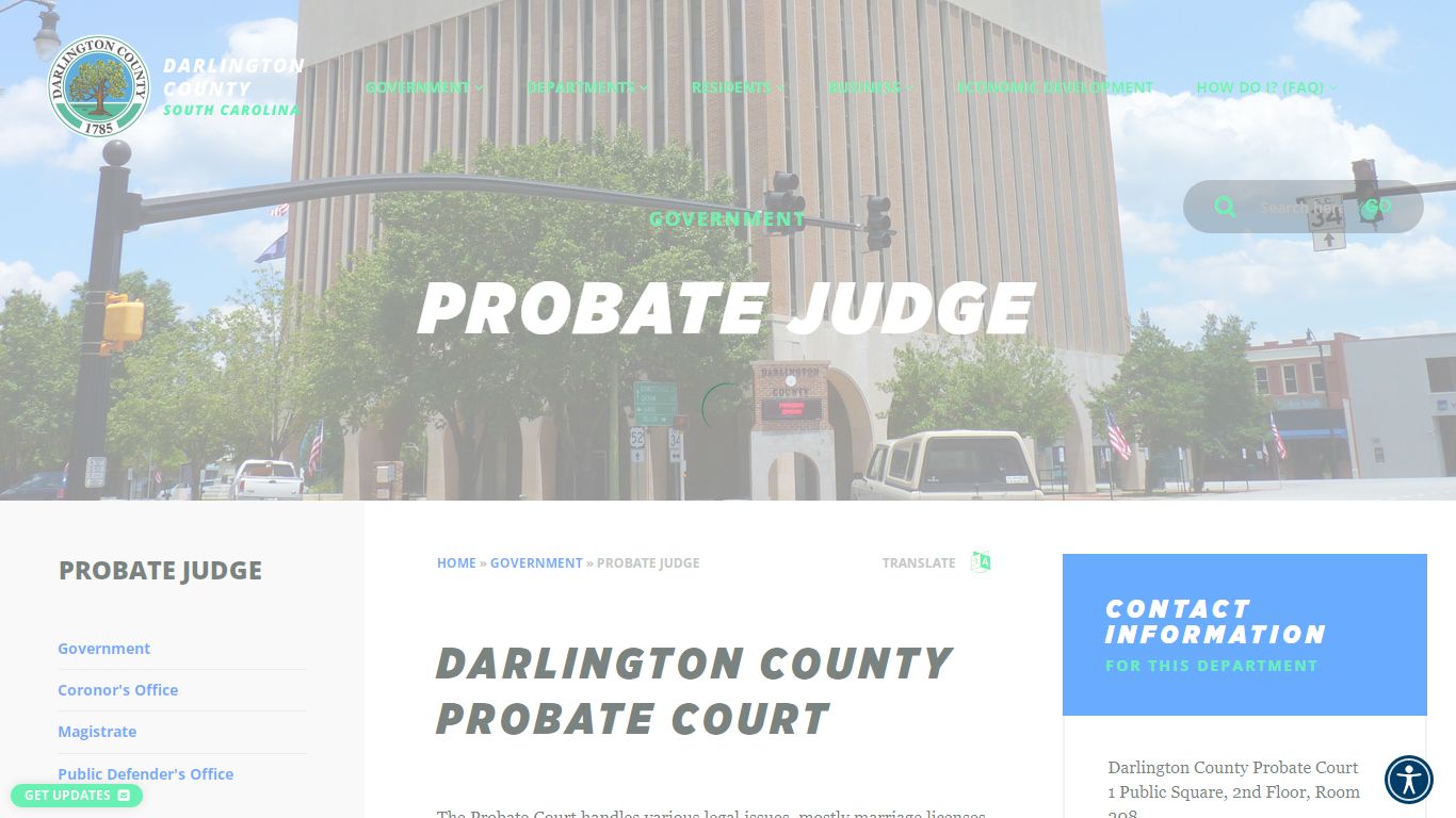 Darlington County Probate Court